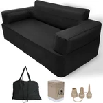 Portable Inflatable Couch With Pump - Durable Air Sofa For Camping & Travel. Fixed Price $225.38.