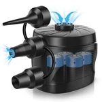 Electric Pump For Mattress, Battery Powered Portable Airbed Camping Black. Fixed Price $18.99.