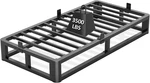 Firpeesy Upgrade Anti Bending And Round Corner Legs 10 Inch Metal Twin Bed Frame. Fixed Price $80.99.