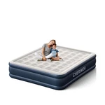 California King Air Mattress With Built Pump, 18 Luxury Thicken Sturdy. Fixed Price $206.23.