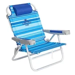 Sunnyfeel Extra Wide 28" Low Beach Chair 5 Position Lay Flat, Xl Oversized. Fixed Price $105.66.