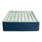 Intex Elevated 18" Pillow Rest Queen Air Mattress, Internal Pump, Off-white/blue. Fixed Price $47.36.