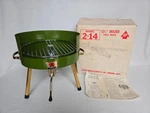 Vintage Camping Grill By Big Boy Manufacturing, New Box, 1960S. Fixed Price $375.00.