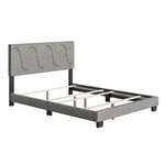 Boyd Sleep Aberdeen Linen Upholstered King Platform Bed Frame & Headboard, Grey. Fixed Price $116.99.