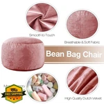 Whatsbedding 4FT Bean Bag Chair Kids Adults Pink Faux Fur Memory Foam. Fixed Price $139.99.