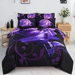 Wongsbedding 7PCS Bag - Rose Floral Microfiber Comforter Set, Allseason. Fixed Price $73.91.