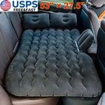 Inflatable Travel Car Air Mattress Back Seat Bed And Rest W/ 2 Pillows Pump Bag. Fixed Price $36.98.