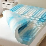 5-ZONE Support Memory Foam Mattress Topper Gel Infused Comfort Breathabl Bed Pad. Fixed Price $74.91.