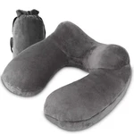 Urophylla Inflatable Travel Pillow, Soft Velvet Neck Grey. Fixed Price $25.76.