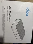 Idoo Twin Air Mattress With Built Pump, 18" Raised Compact Blow Up. Fixed Price $50.00.