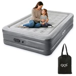 Qqs Air Mattress Queen With Built Pump, 18'' Raised Inflatable Bed, 660LB .... Fixed Price $109.20.