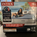 Intex 15" Dura Beam Deluxe Essential Rest Raised Airbed W/ Internal Pump-full. Fixed Price $26.34.