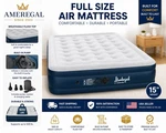 Slumberjack Grand Mesa 15" Air Mattress With Built-in Removeable Pump, Full. Fixed Price $59.99.