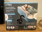 Intex Twin 16" Raised Air Mattress - Inflatable Bed With Hand Pump. Fixed Price $29.99.