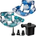 Pool Float Chair Set With Electric Pump Noodle Loungers For Summer Fun Adult. Fixed Price $104.99.