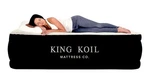 Luxury Size Plush Pillow Top Air Mattress With Built-in High Full Black 20". Fixed Price $95.00.