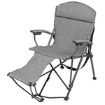 Zenithen Portable Outdoor Folding Chair With Foot Rest, Gray. Fixed Price $35.77.