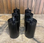 (6) Tech 4 Inch Legs For Adjustable Beds Add Ons Black Threaded. Fixed Price $34.99.