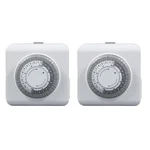 Pack 110-125V 3-PIN Indoor Outlet Timer For Light Switch 24-HOUR Mechanical. Fixed Price $16.88.