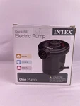 Intex Quick Fill 100 Model AP619-III Electric Air Pump 110-130V 60HZ 0.95A. Fixed Price $14.95.