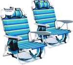 2 Pack Lightweight Portable Camping Beach Chair For Adults, Outdoor Lay Flat Fol. Fixed Price $184.14.