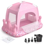 Qpau Princess Inflatable Toddler Bed With Tent, Blow Tra... Fast Ship. Fixed Price $90.99.