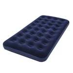 Bestway: Flocked Air Bed, Twin, Blue, Pvc, Inflatable, Pump Not Included. Fixed Price $37.99.