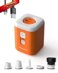 Puligoth Portable Air For Inflatables: Mini Pumps Small, Orange. Fixed Price $15.32.