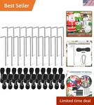 20 Heavy-duty Inflatable Stakes & Rope Tethers Ideal For Camping Holidays. Fixed Price $28.79.