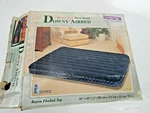 1996 Queen Size Wave Beam Inflatable Downy Airbed By Intex Never Used. Fixed Price $18.00.
