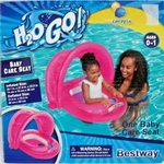 Bestway H2OGO Baby Care Seat Inflatable Pool Float Pink With Sun Shade Ages 0-1. Fixed Price $5.44.