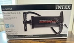 Intex Double Action Hand Air Pump Inflatables Tubes Rafts Mattress New Box. Fixed Price $13.99.