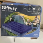 Giftway Twin Size Camping Air Mattress - 9" Raised Inflatable Portable. Fixed Price $34.36.