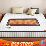 Natural Jade Tourmaline Stone Far-infrared Therapy Mat Electric Heating Pad. Fixed Price $68.16.