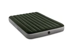 Intex Queen Dura-beam Prestige Airbed With Battery Pump 10" Thick Gray/green. Fixed Price $42.76.