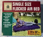 Northwest Territory Single Size Flocked Air /blow Up Bed- Camping Mat- 74X33 New. Fixed Price $19.96.