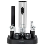 Ivation 9 Piece Wine Set Electric Opener Air Pump Pourer With Aerator And. Fixed Price $80.99.