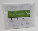 Sleep Number Diamond White King Lyocell Duvet Cover Set New. Fixed Price $65.99.