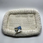 Furhaven Nap Pet Bed Dog Cat Padded Bolster Medium 21 X 30 Cream Ultra Plush. Fixed Price $15.99.