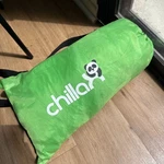 Chillax Inflatable Lounger Hammock Camping Beach Festival, Green, Lightly Used. Fixed Price $16.77.