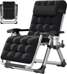 Naizea Outdoor Padded Lawn Recliner Zero Gravity Folding Chaise Chairs&mat. Fixed Price $84.99.