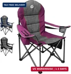 Northroad Oversized Portable Camping Chair, Full Padded Outdoor Folding Su. Fixed Price $81.63.
