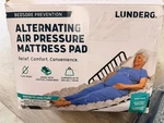 Lunderg Alternating Air Pressure Mattress Pad Ulcer Prevention New Open. Fixed Price $30.00.