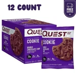 Quest Nutrition Double Chocolate Chip Protein Cookie, High Low Carb 12CT. Fixed Price $41.00.