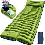 Fun Pac Ultralight Camping Sleeping Pad Mat W/ Built-in Foot Pump, Pillow 78X27I. Fixed Price $51.27.