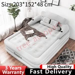 Queen Size Blow Up Mattress Inflatable Air With Electric Pump&built-in Pillow. Fixed Price $91.11.