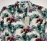Tommy Bahama Hawaiian Tropical Orchids Canopy Coast L/s 100% Silk Shirt Xl Nwt. Fixed Price $49.99.