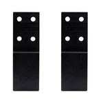 2 Pcs Bed Frame Legs Replacement Parts Feet Furniture Support 4IN, Black. Fixed Price $37.35.