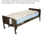 Drive Medical 14001E Med-aire Alternating Pressure Pump And Pad System 78" X 36". Fixed Price $39.99.