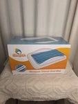 Sleepah Inflatable Toddler Travel Bed Portable Kids Air 38" X 62", Aquamarine. Fixed Price $45.00.